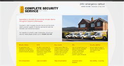 Desktop Screenshot of cssalarmscheshire.co.uk