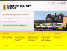Tablet Screenshot of cssalarmscheshire.co.uk